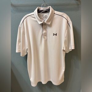 Men’s Under Armour White Polo